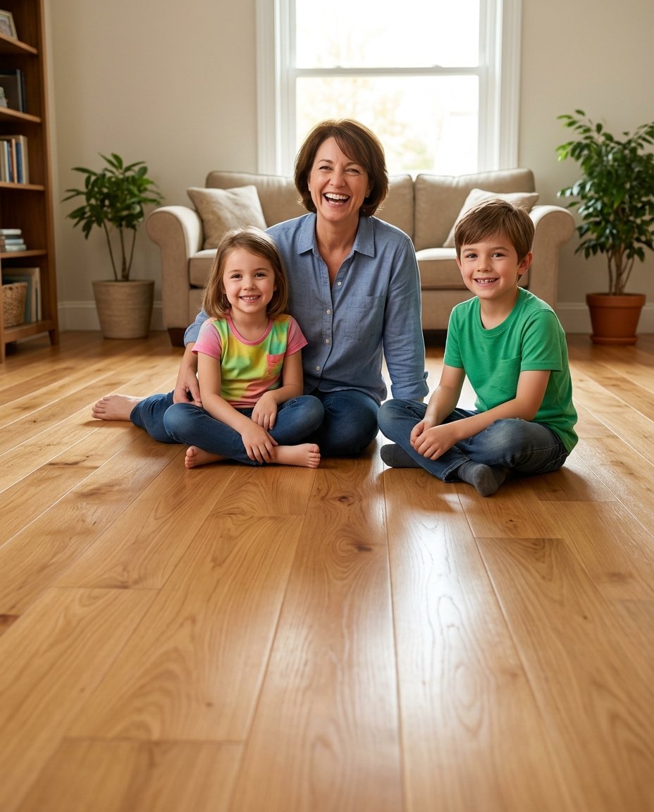 FamilyLivingRoom2 Family in Living Room